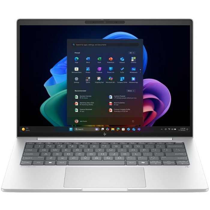 HP EliteBook 8 G1i Next Gen AI PC Intel Core Ultra 7 258V 32GB 1TB SSD 16 pulg Plata